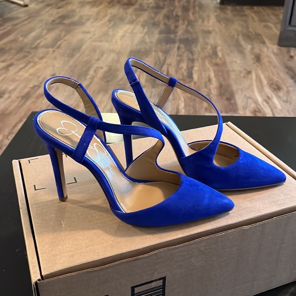 Jessica Simpson Shoes - Jessica Simpson s woman’s Paselle pumps.  Color blue NWOT.   Size 5 1/2.M/36